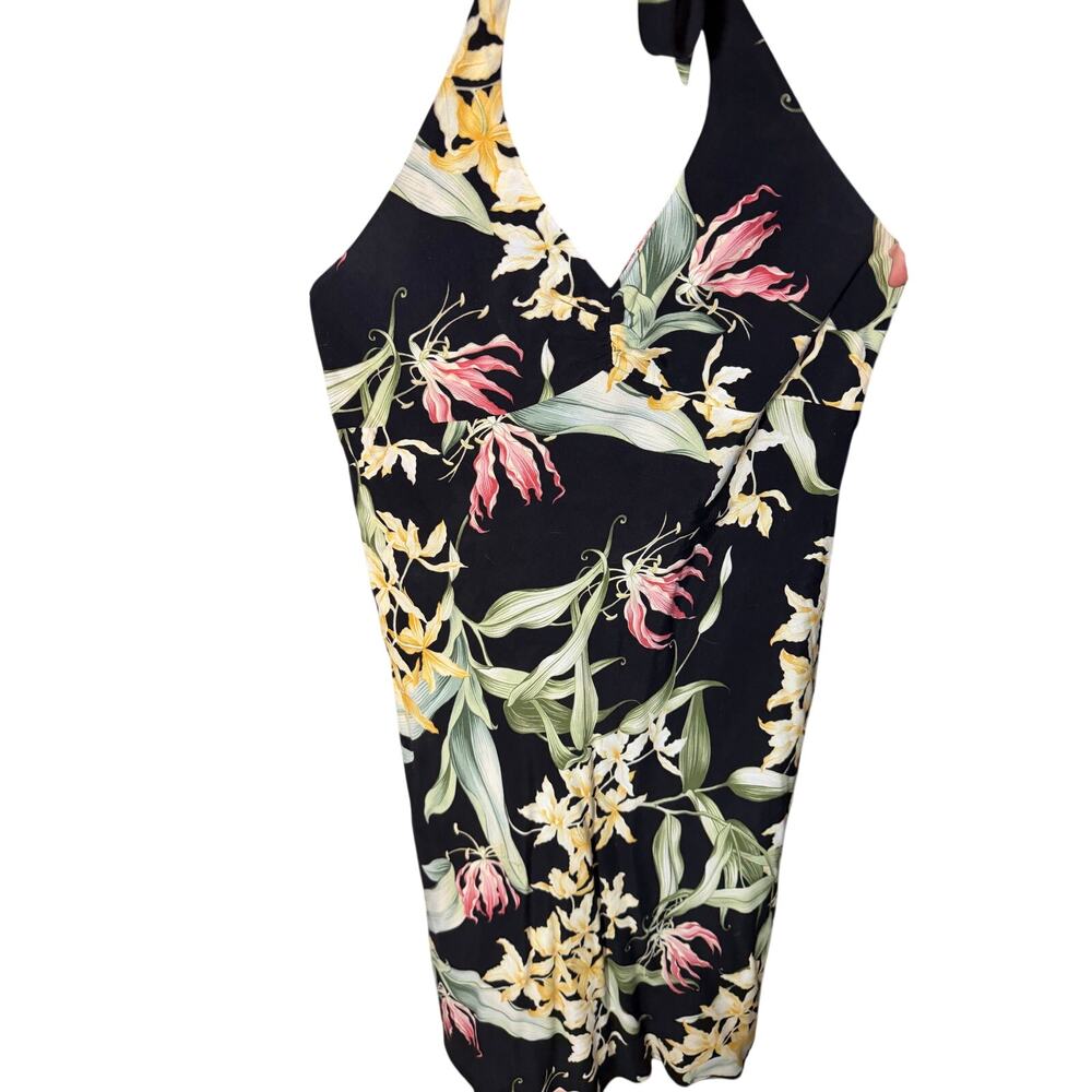 Authentic Vintage Hawaiian Halter Dress Size Small